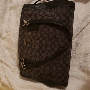 Black coach bag